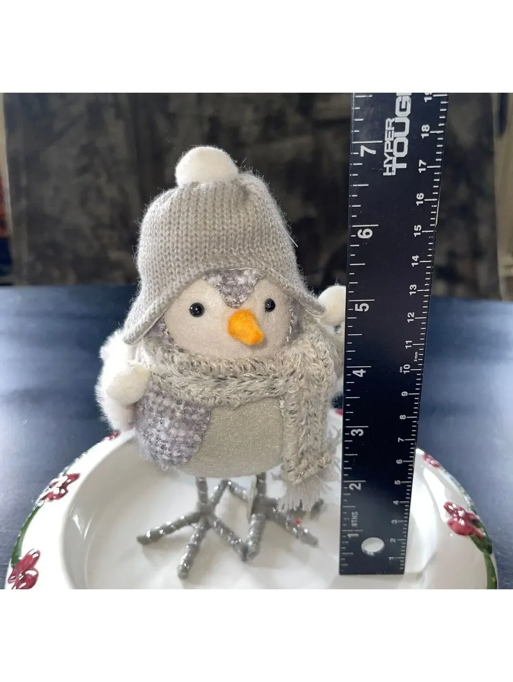 Primrose 2020 Winter Bird Figurine with Hat and Scarf-Featherly Friends